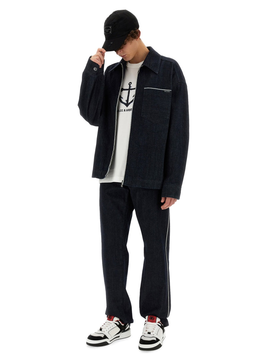 Dolce & Gabbana Jackets - Blue | Wanan Luxury