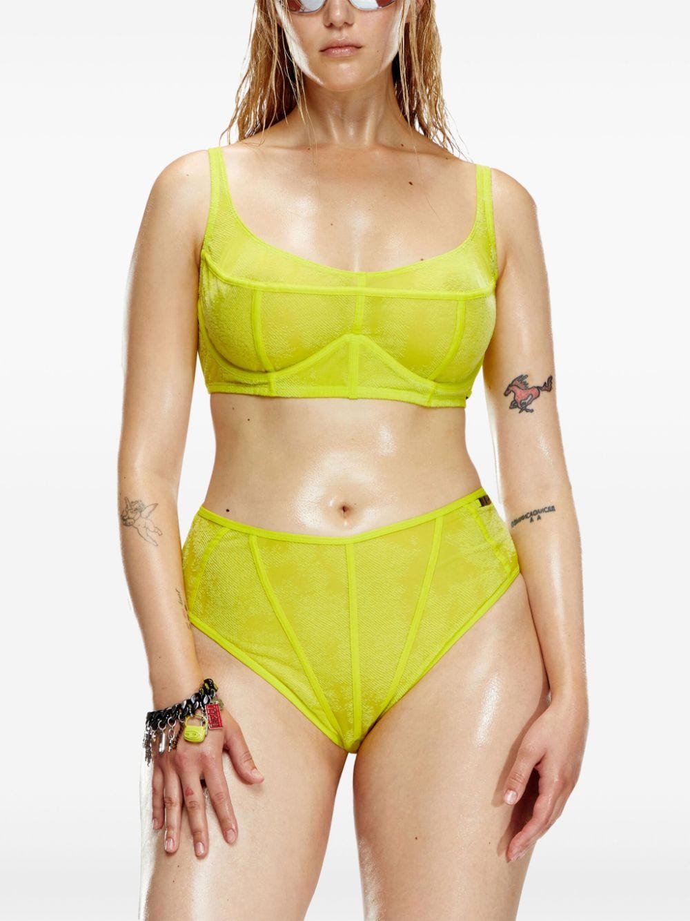 Diesel X Fenty By Rihanna Bras - Green | 34d17d3f48469f1c5a70d2a759ab6dd7535c7014