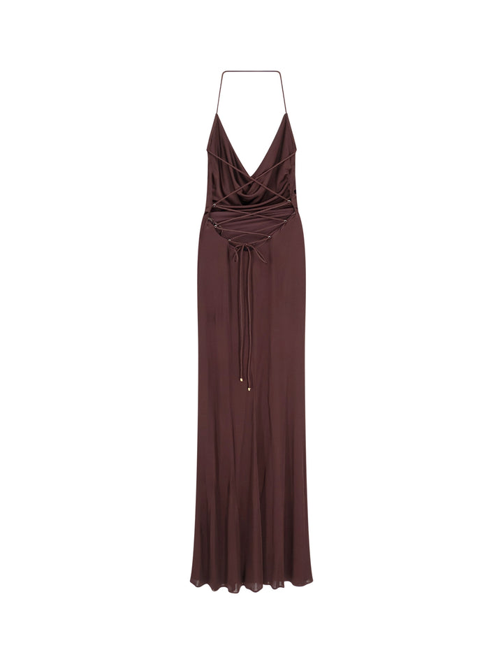 Elisabetta Franchi Dresses - Brown | 69d258245016b81f8b9dc99fc13a3e5b74da6b75