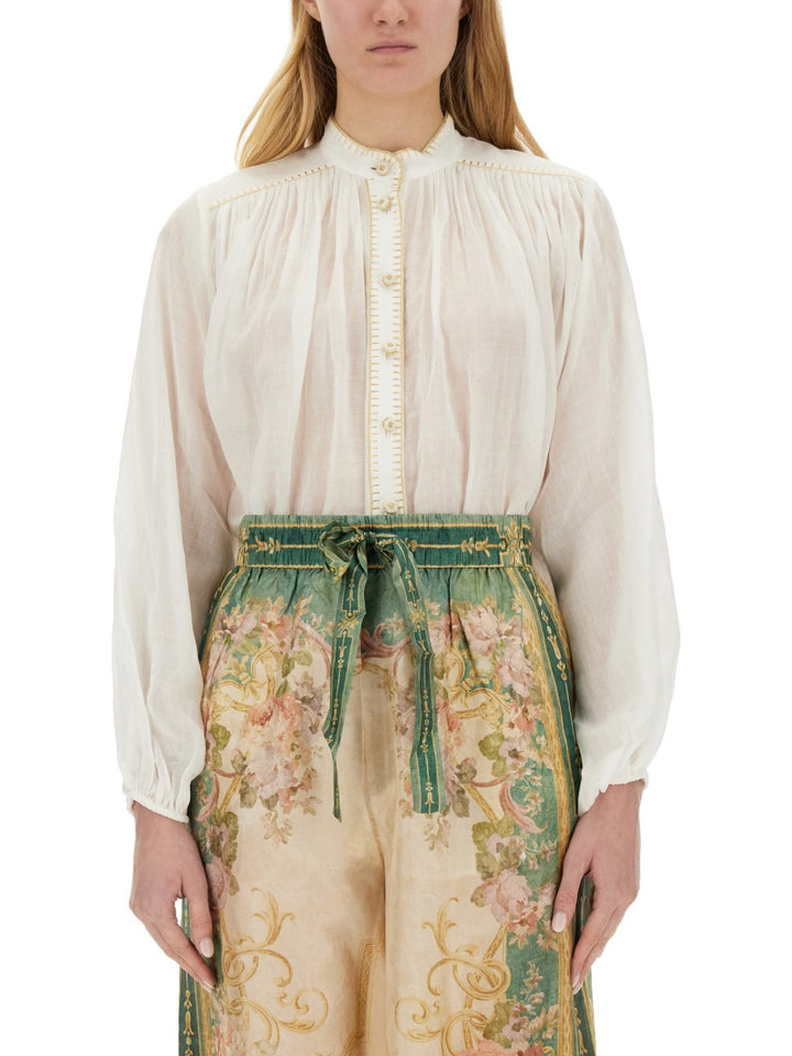 Zimmermann Shirts - Ivory | 362ff15b8c45f1dc8f54c0e25a3ef604cd998bca