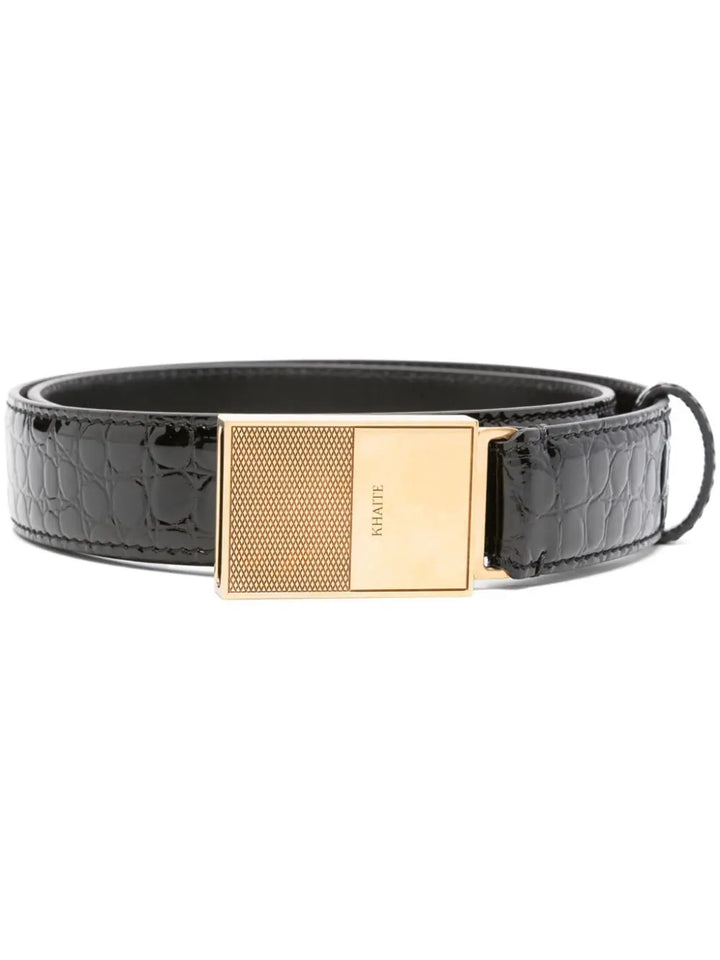 Khaite Belts - Black | 29162f9fafa2d1f65f75b1fa4a7a4f2351dd7300