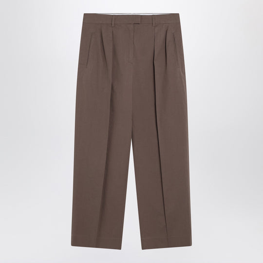 Taupe Cotton Trousers