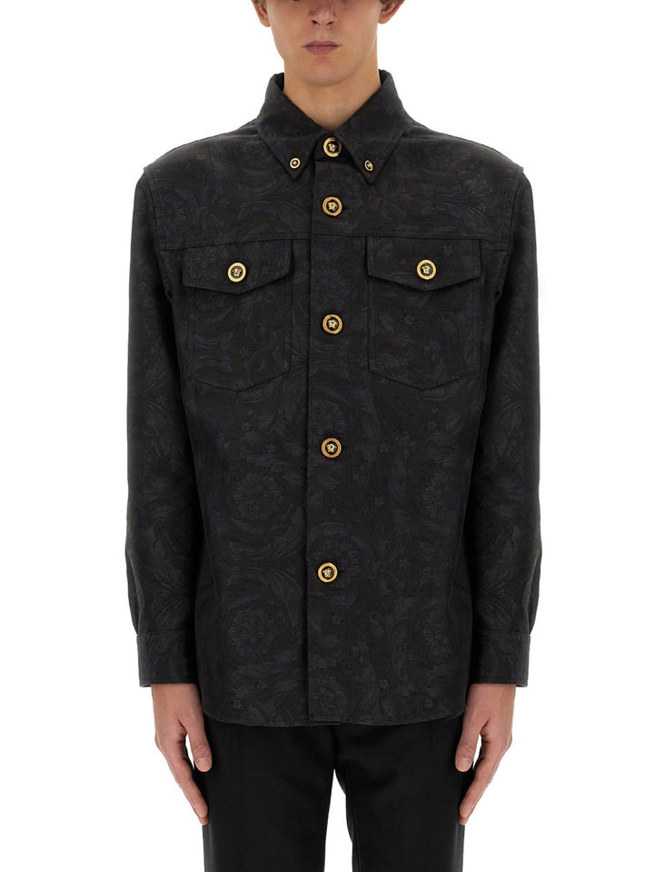 Versace Shirts - Black | Wanan Luxury