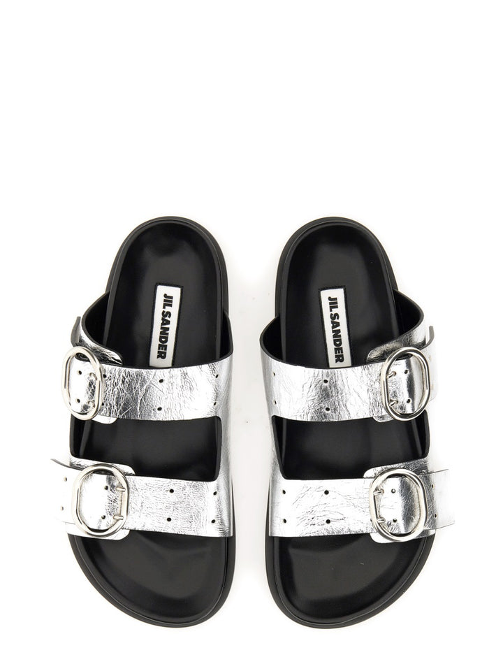 Jil Sander Flat Shoes - Silver | Wanan Luxury
