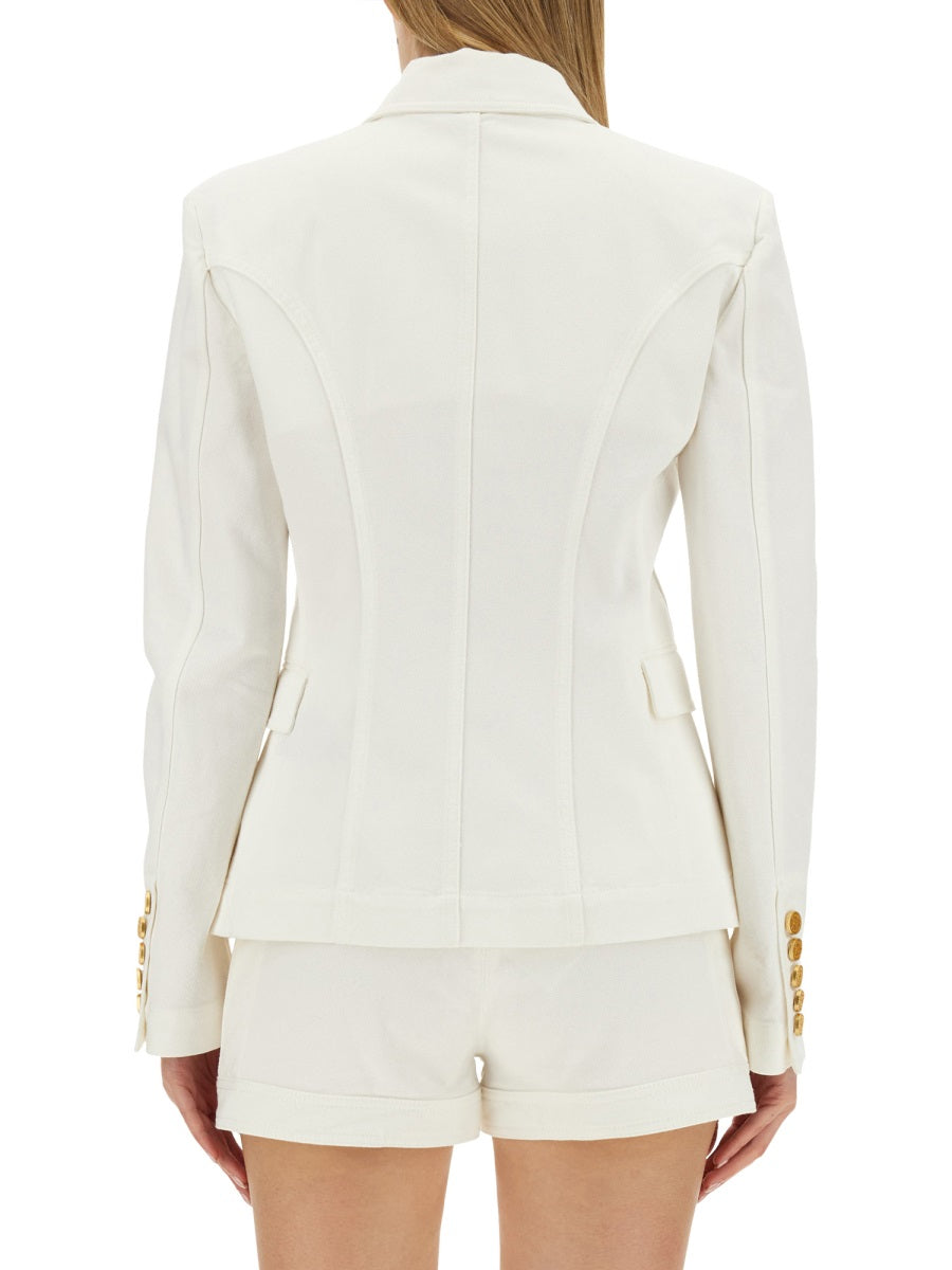 Balmain Jackets - White | Wanan Luxury