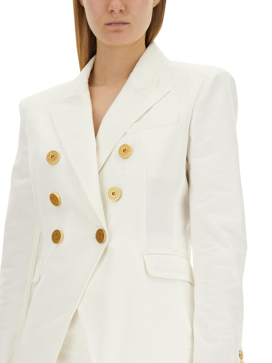 Balmain Jackets - White | Wanan Luxury
