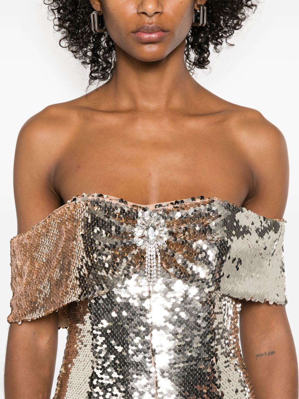 Self-Portrait Mini dresses - Metallic | 6f9f54dd6e0106884e28710bf36ef9ce50116282