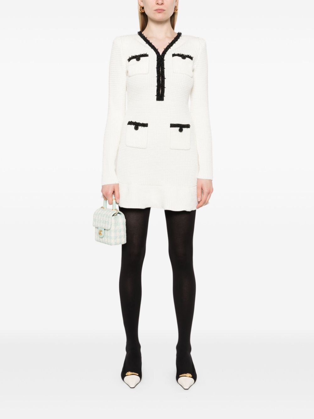 Self-Portrait Mini dresses - White | 1e6f593bf26f85291edccee806fb897341c3db70