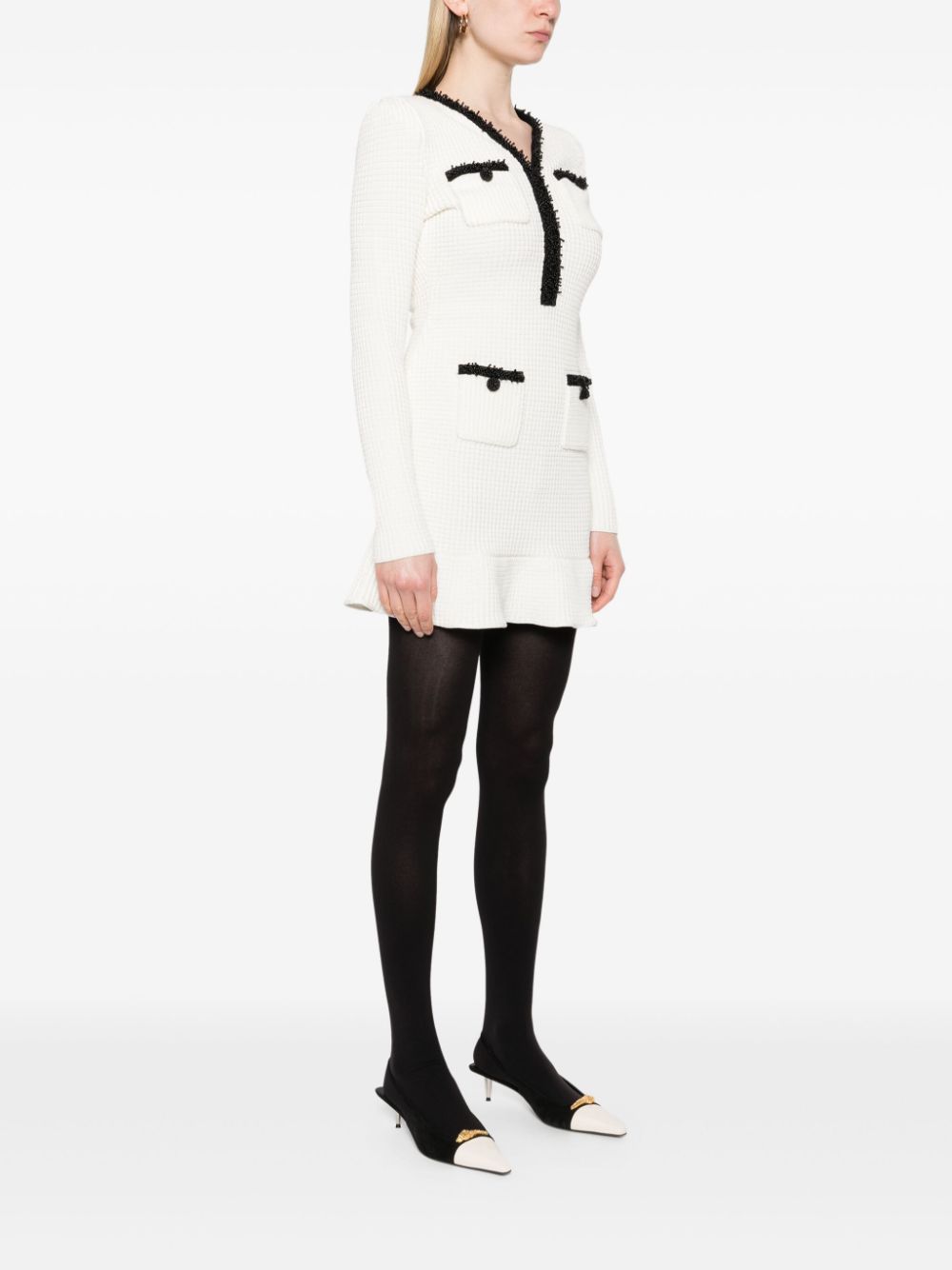 Self-Portrait Mini dresses - White | d2715b8420ced8ecab941f752a2033e880cc2f11