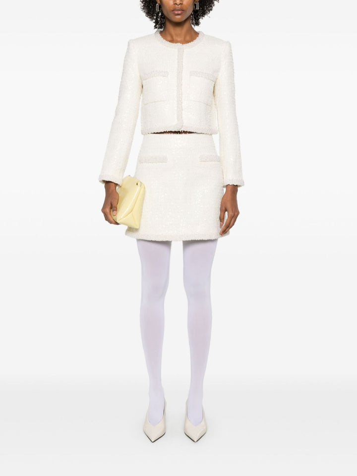 Self-Portrait Mini skirts - White | a898c198b0d7d67460585631722c947e26ac825f