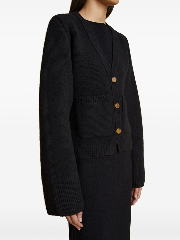 Khaite Cardigan - Black | 2c491c7179e684b6f65ee6793a039c9457e51118