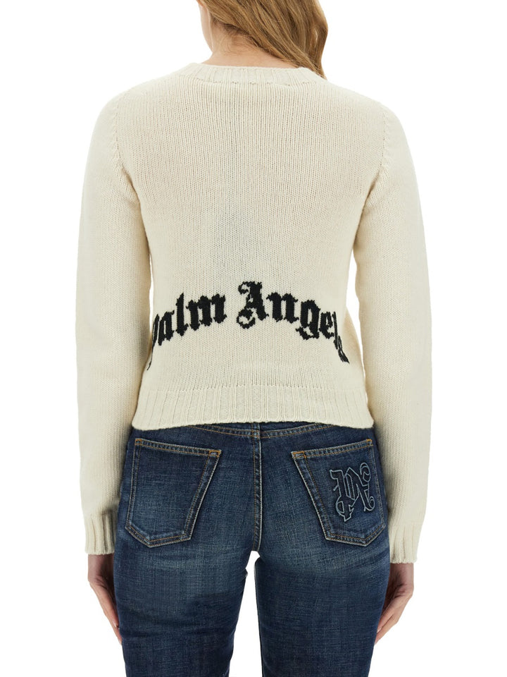 Palm Angels Sweaters - White | Wanan Luxury