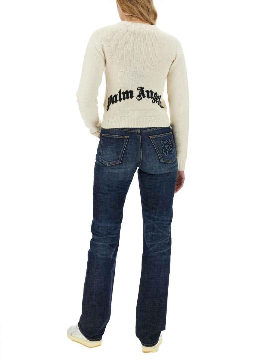 Palm Angels Sweaters - White | Wanan Luxury