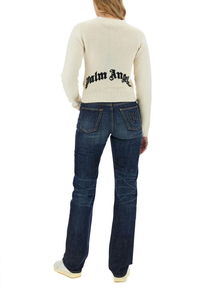 Palm Angels Sweaters - White | Wanan Luxury
