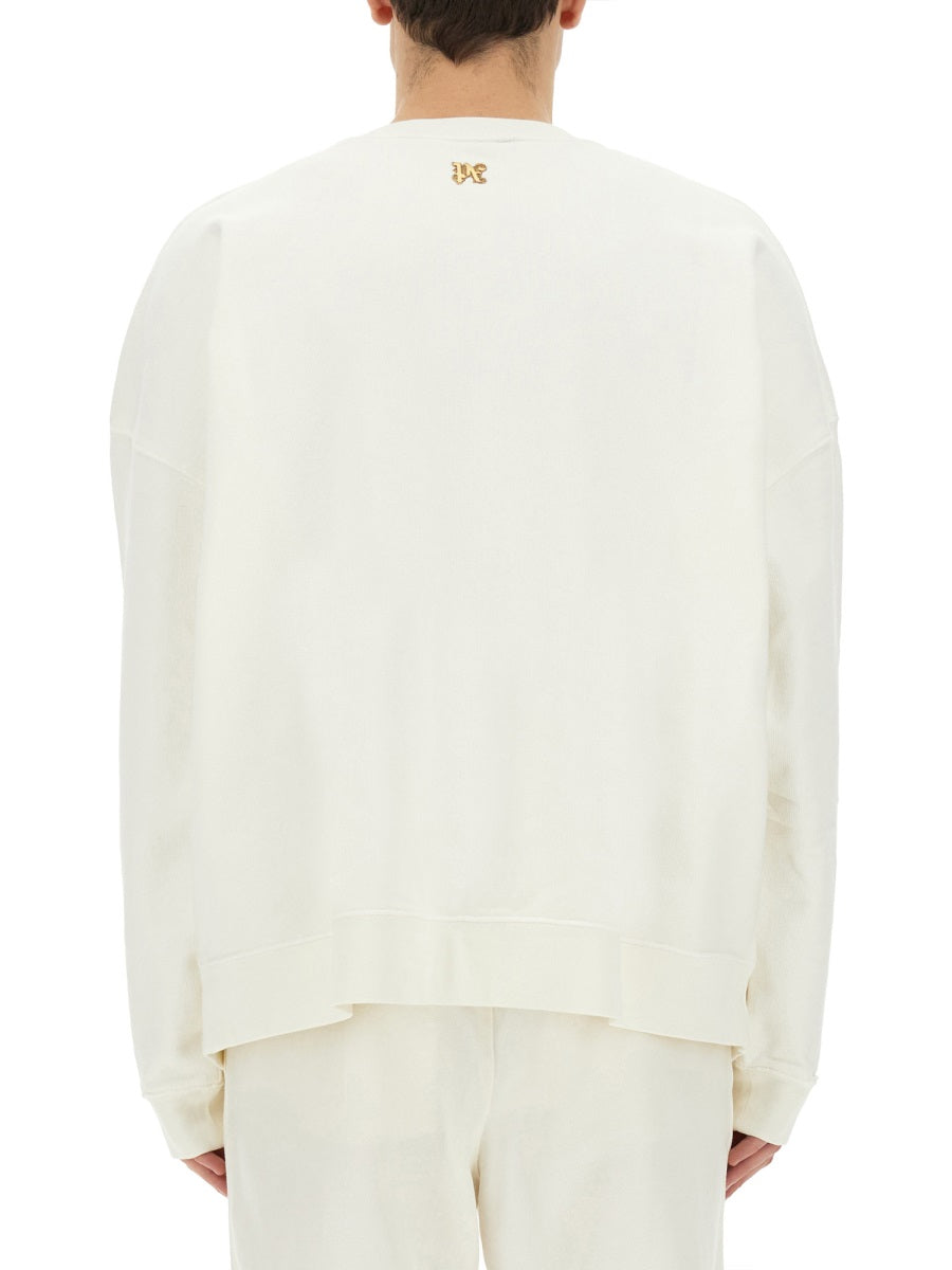 Palm Angels Sweatshirts - White | Wanan Luxury