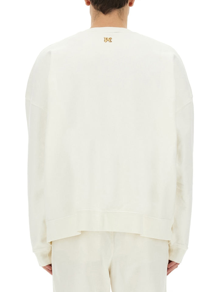 Palm Angels Sweatshirts - White | Wanan Luxury