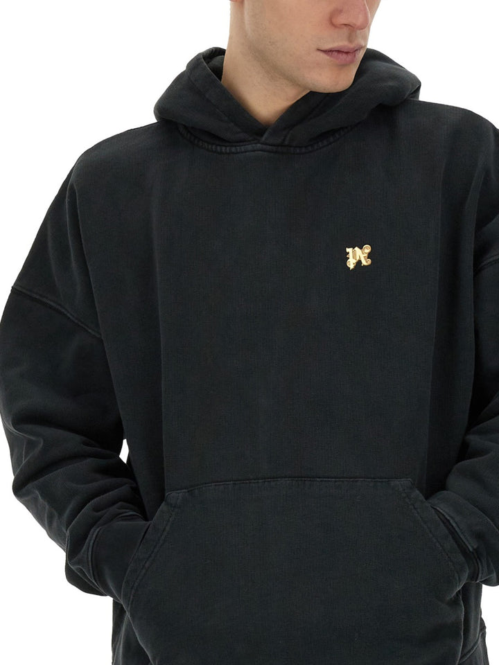 Palm Angels Sweatshirts - Black | Wanan Luxury