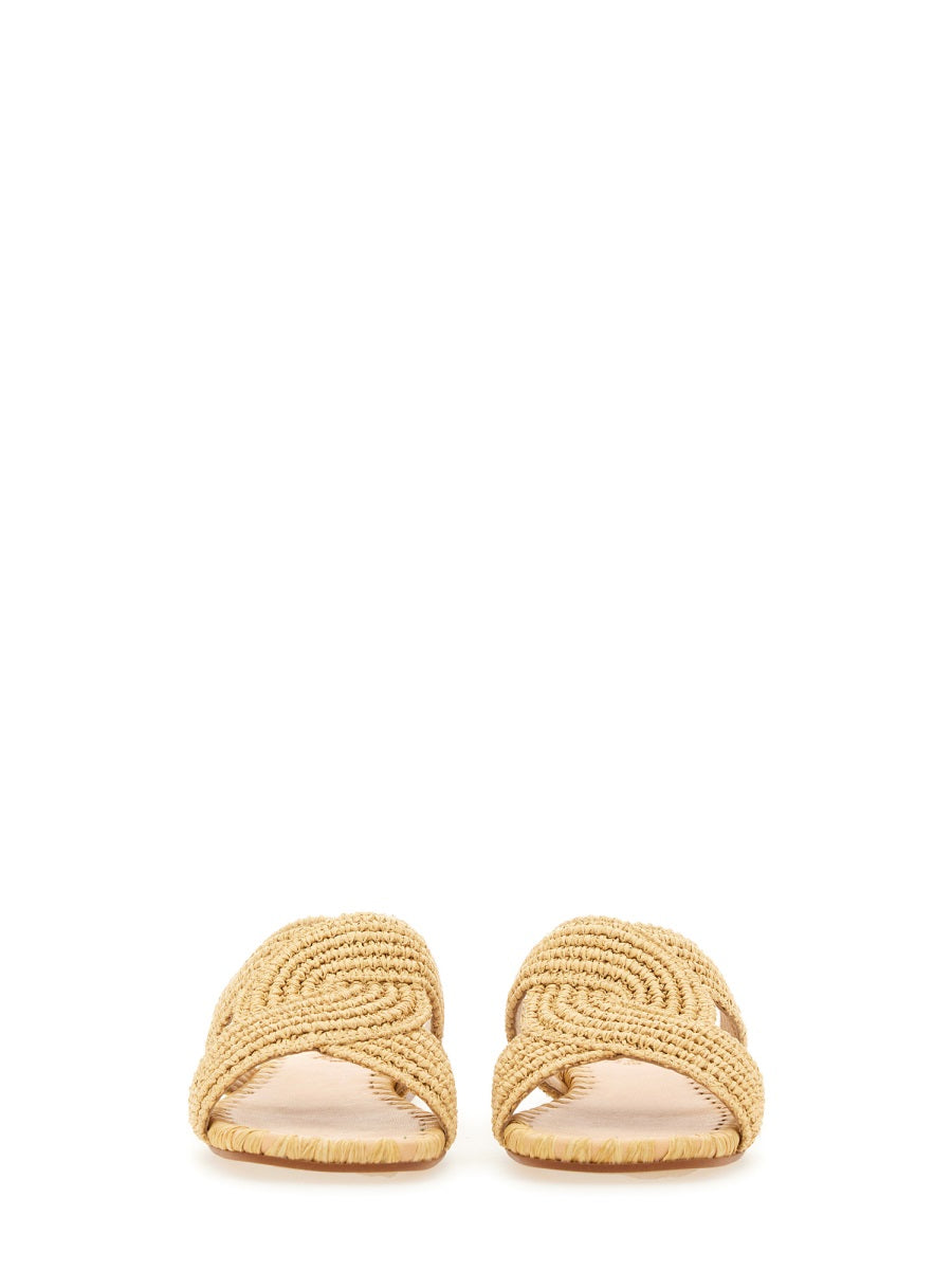 Castañer Flat Shoes - Beige | Wanan Luxury