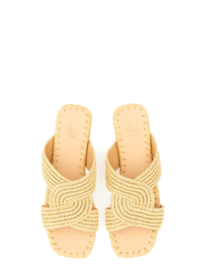 Castañer Flat Shoes - Beige | Wanan Luxury