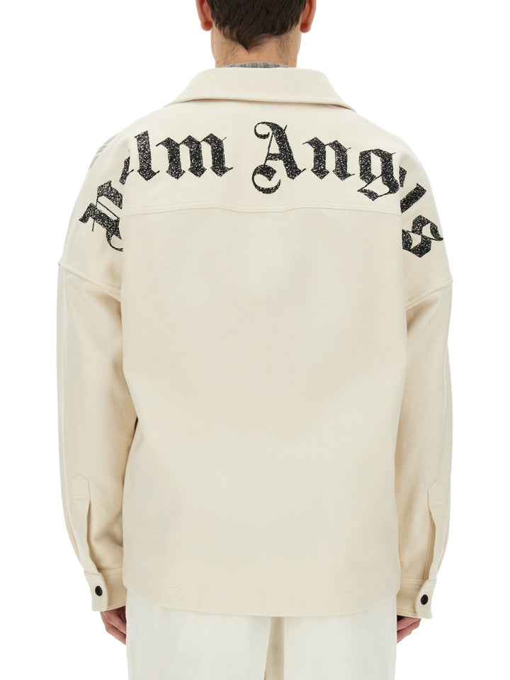 Palm Angels Jackets - White | Wanan Luxury