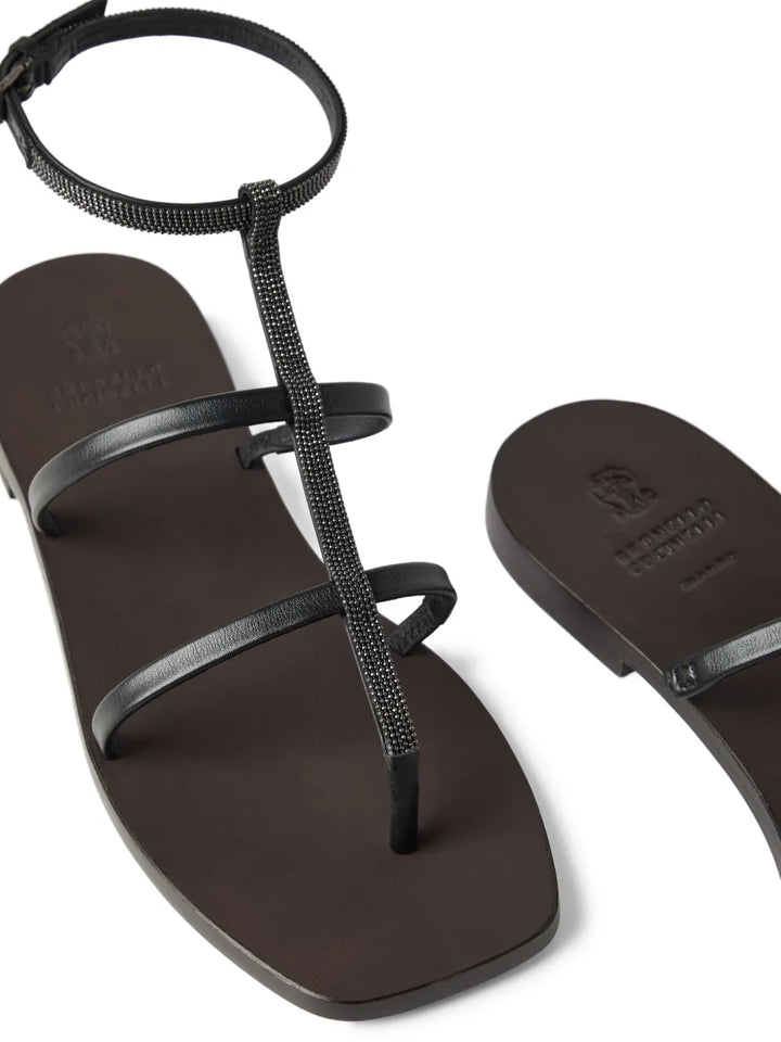 Brunello Cucinelli Sandals - Black | c6a1a26a3960fce80a565d98cc8c23a8f413eb00