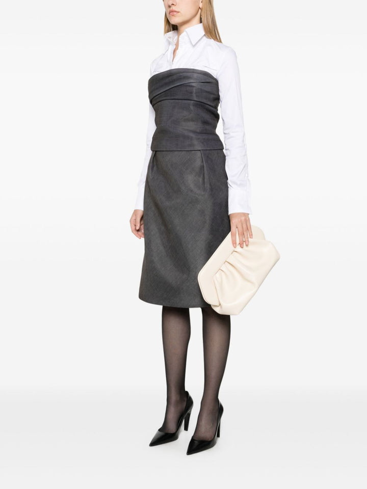 Themoire Handbag - Brown | 6963fcd8f34e4a3033d98ba1585e2ae47c064874