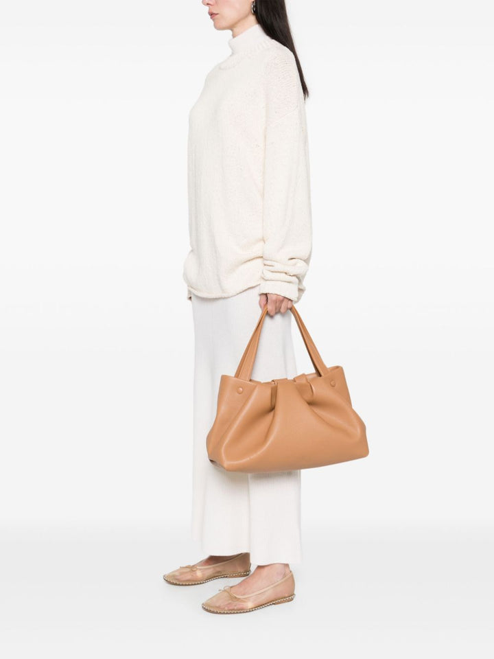 Themoire Handbag - Brown | f13b0be0036e7e63cdc6d6e64e3bcd75d5f2456b