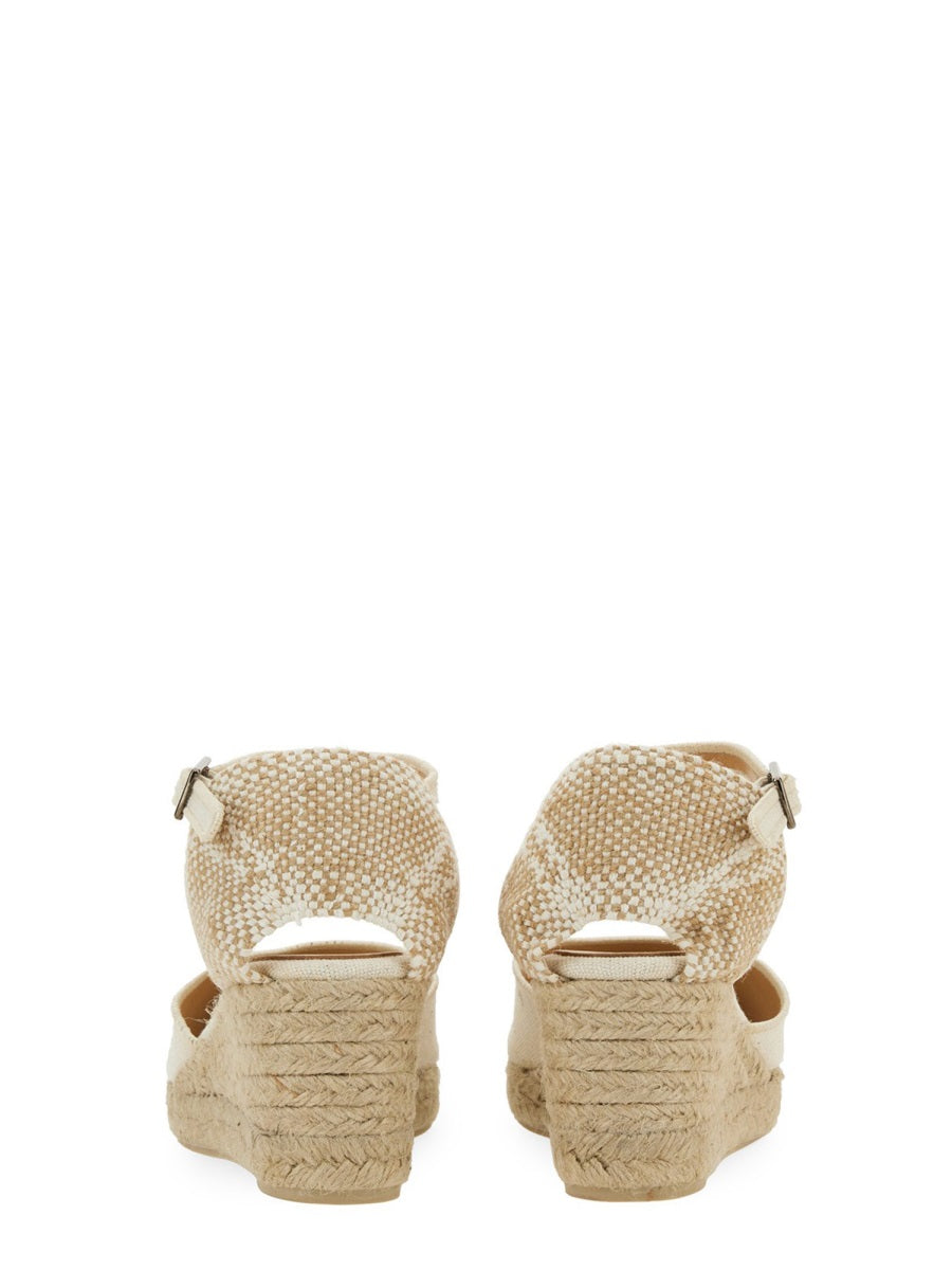 Castañer Wedges - White | Wanan Luxury