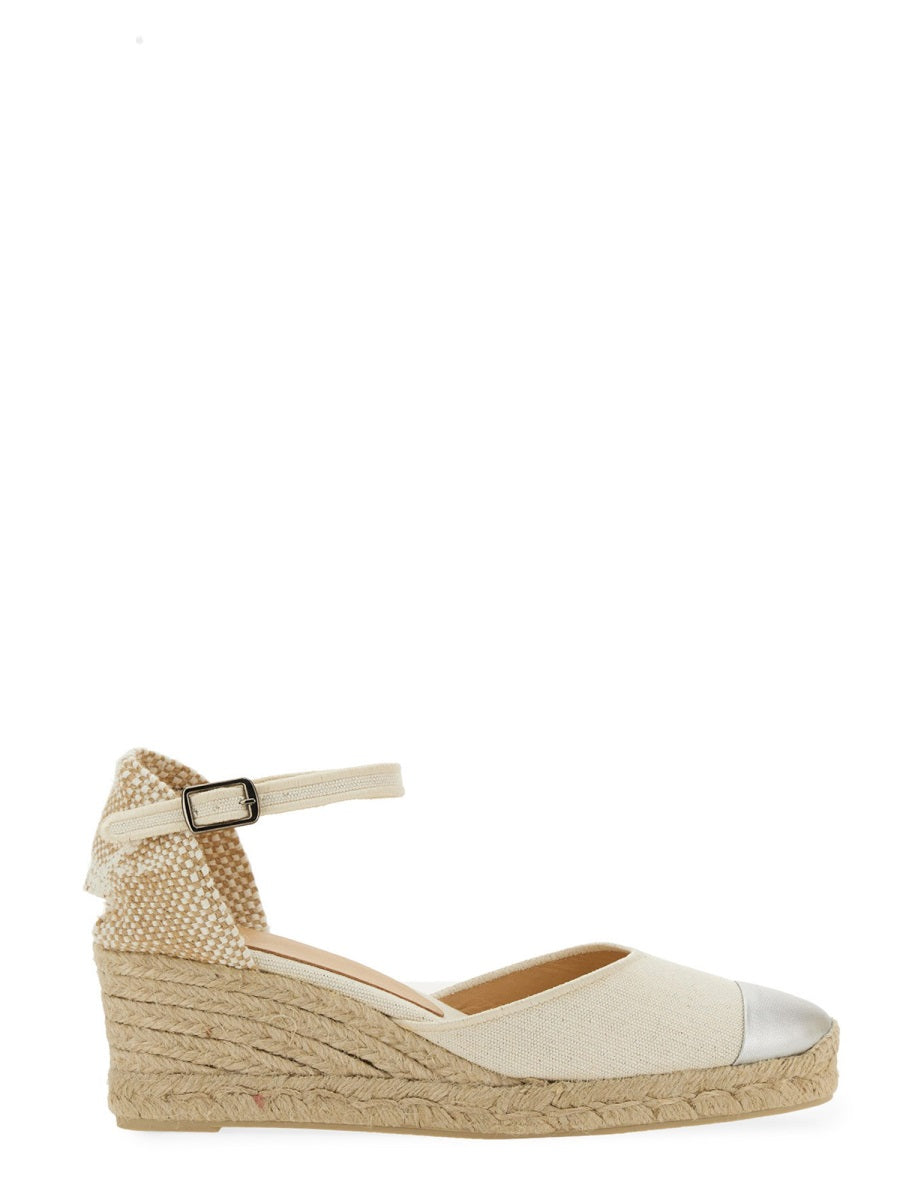 Castañer Wedges - White | Wanan Luxury