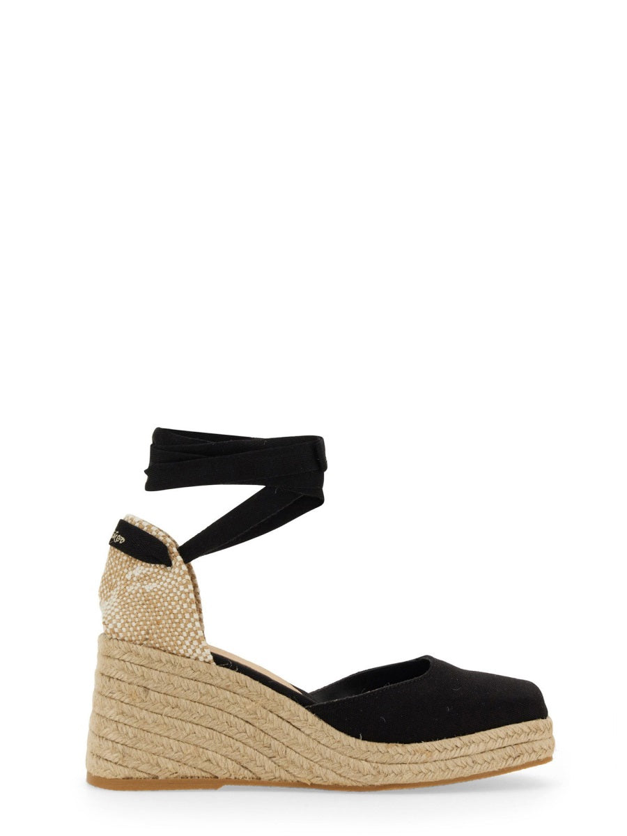 Castañer Wedges - Black | Wanan Luxury