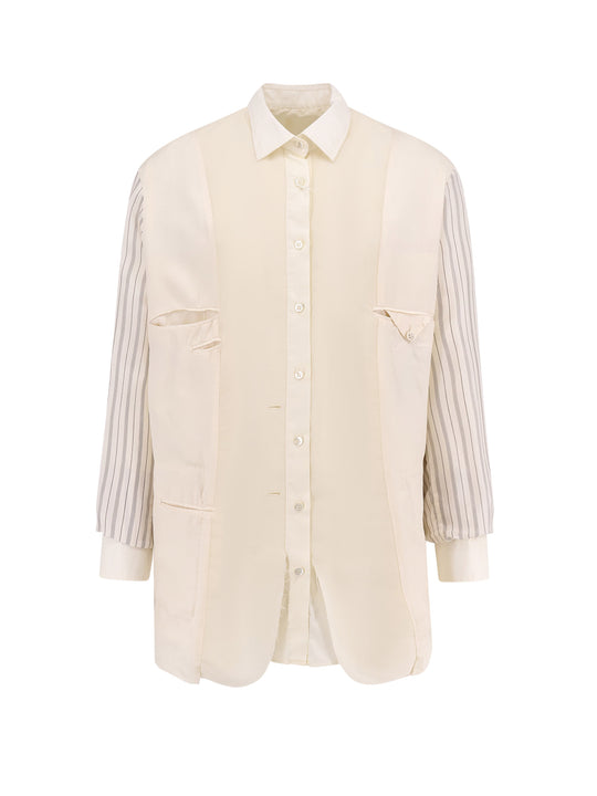 Anonymity Of The Lining Reversible Wool Blend Blazer