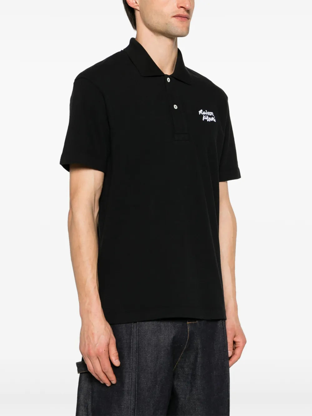 Maison Kitsuné POLO - Black | 487b5df719b91701973a1644612970ee0b464551
