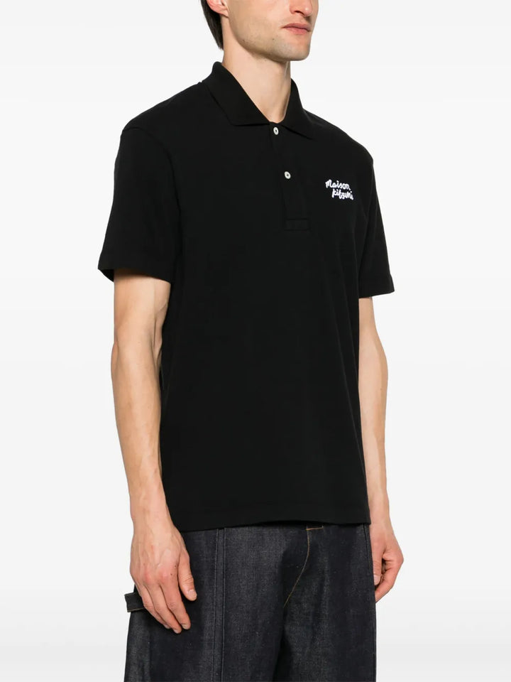 Maison Kitsuné POLO - Black | 487b5df719b91701973a1644612970ee0b464551