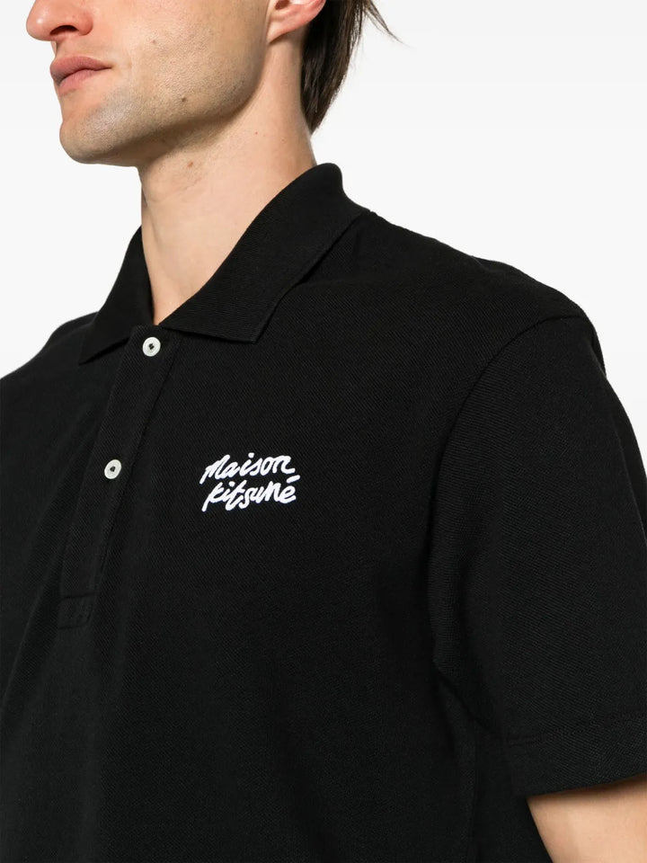 Maison Kitsuné POLO - Black | b505cb3f25588c5f0639b0da081c6b2ad85323a2