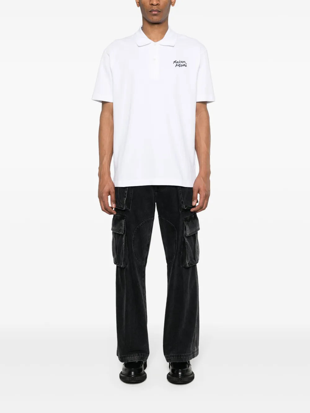 Maison Kitsuné POLO - White | 2d49a5bb3710625e60046628fe395cedf0d7ec5c