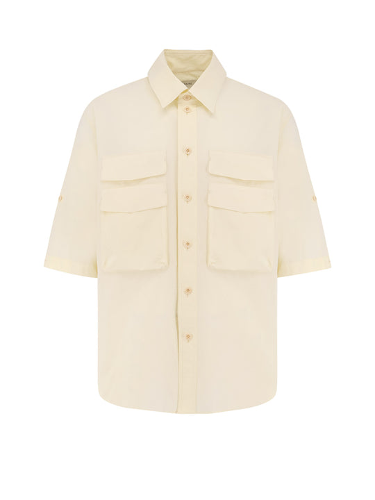 Utility Crepe Cotton Shirt
