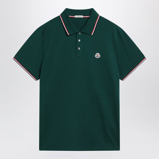 Olive Green Short-Sleeve Polo Shirt
