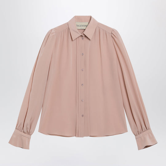 Pink Silk Shirt