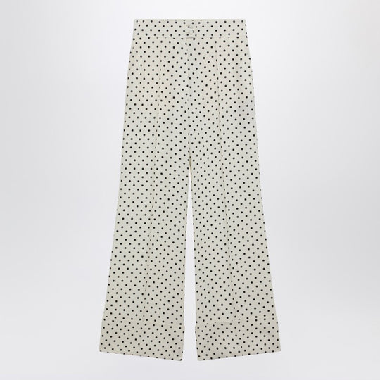 Ivory Supergran Trousers With Plusdepois Print