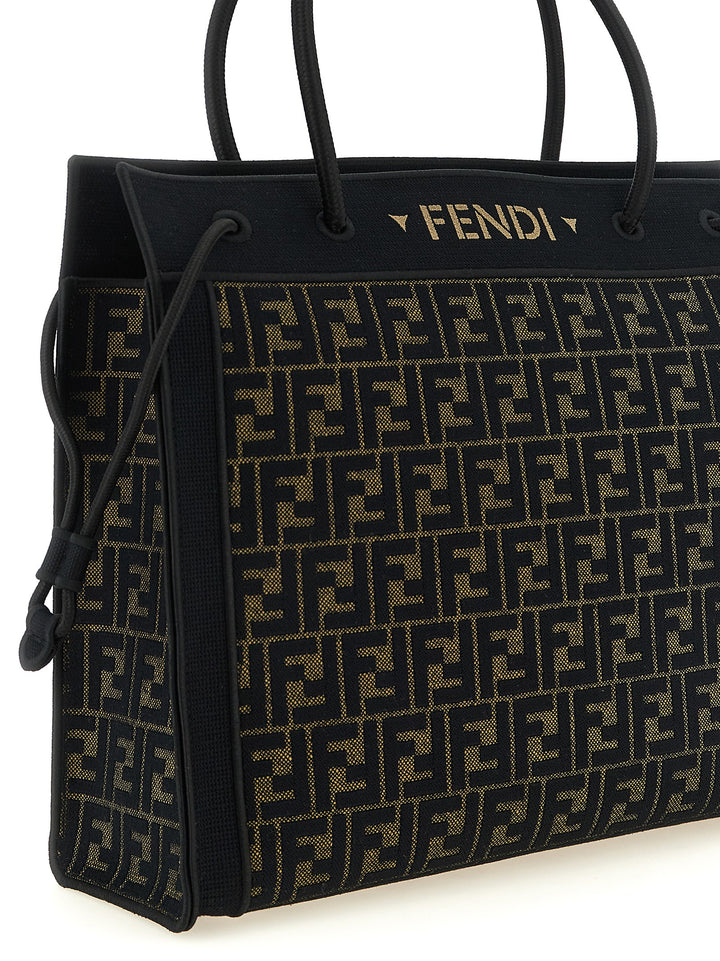 Fendi Fendi Magic Tote Bag - Brown | c2947c9b2cd07f17fc6f047809f6fc45f12e81a2