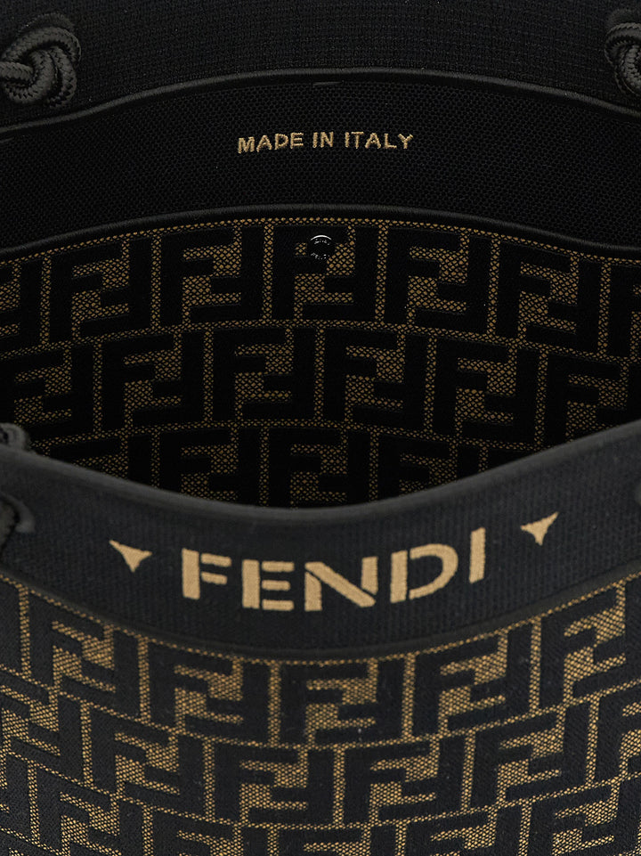 Fendi Fendi Magic Tote Bag - Brown | f1926d912618444430f9cdd4fd0b0745d407e27b
