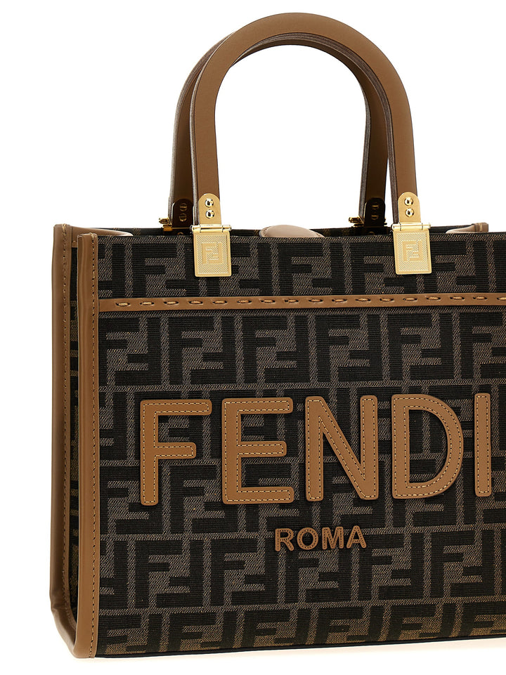 Fendi Sunshine Small Tote Bag - Brown | a1ca3cdce656af17aaa0cf0b86885abdf2362af3