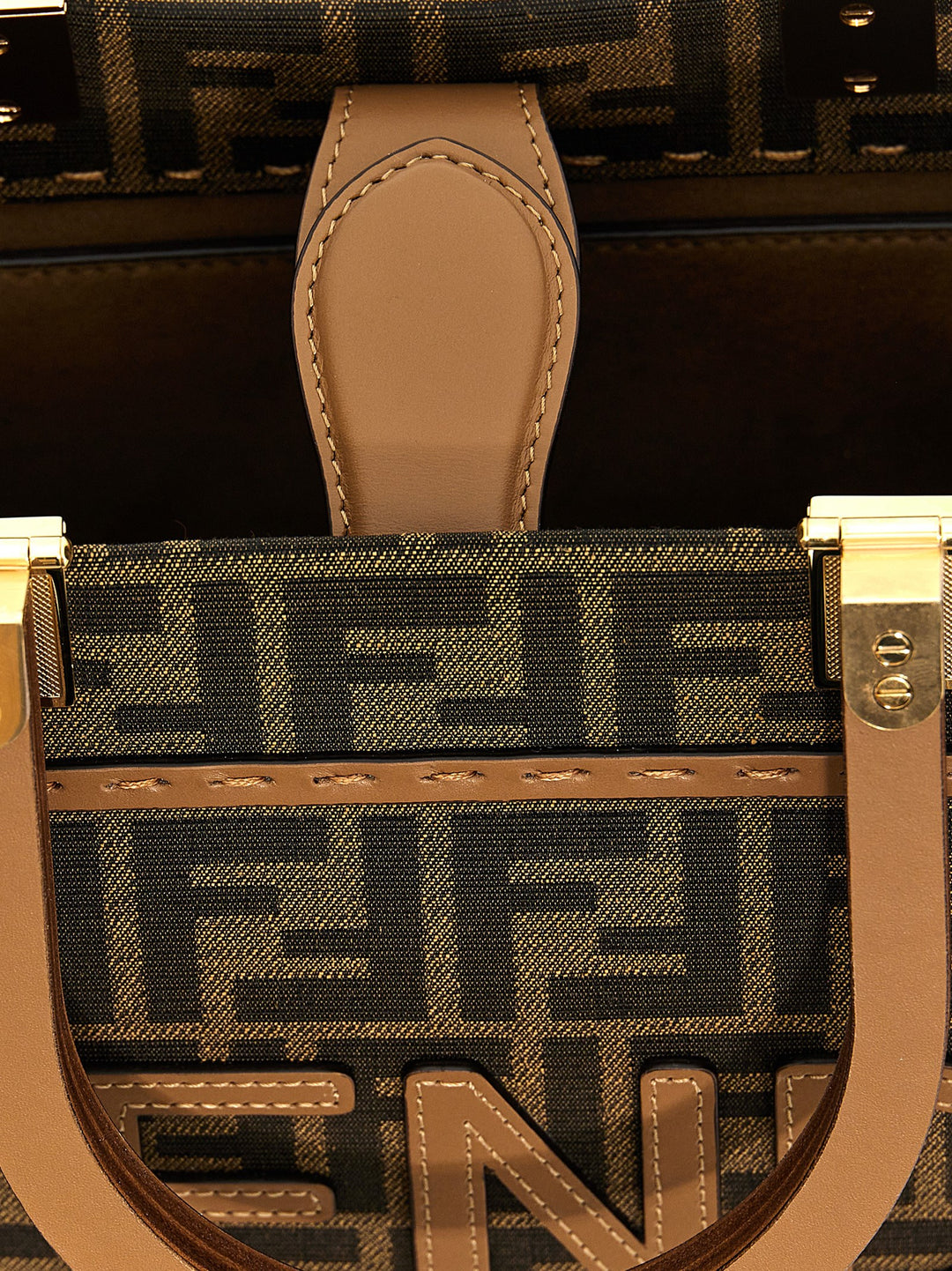 Fendi Sunshine Small Tote Bag - Brown | 66445ab1652f53f22dd2d3914a1c795cd8ee2209