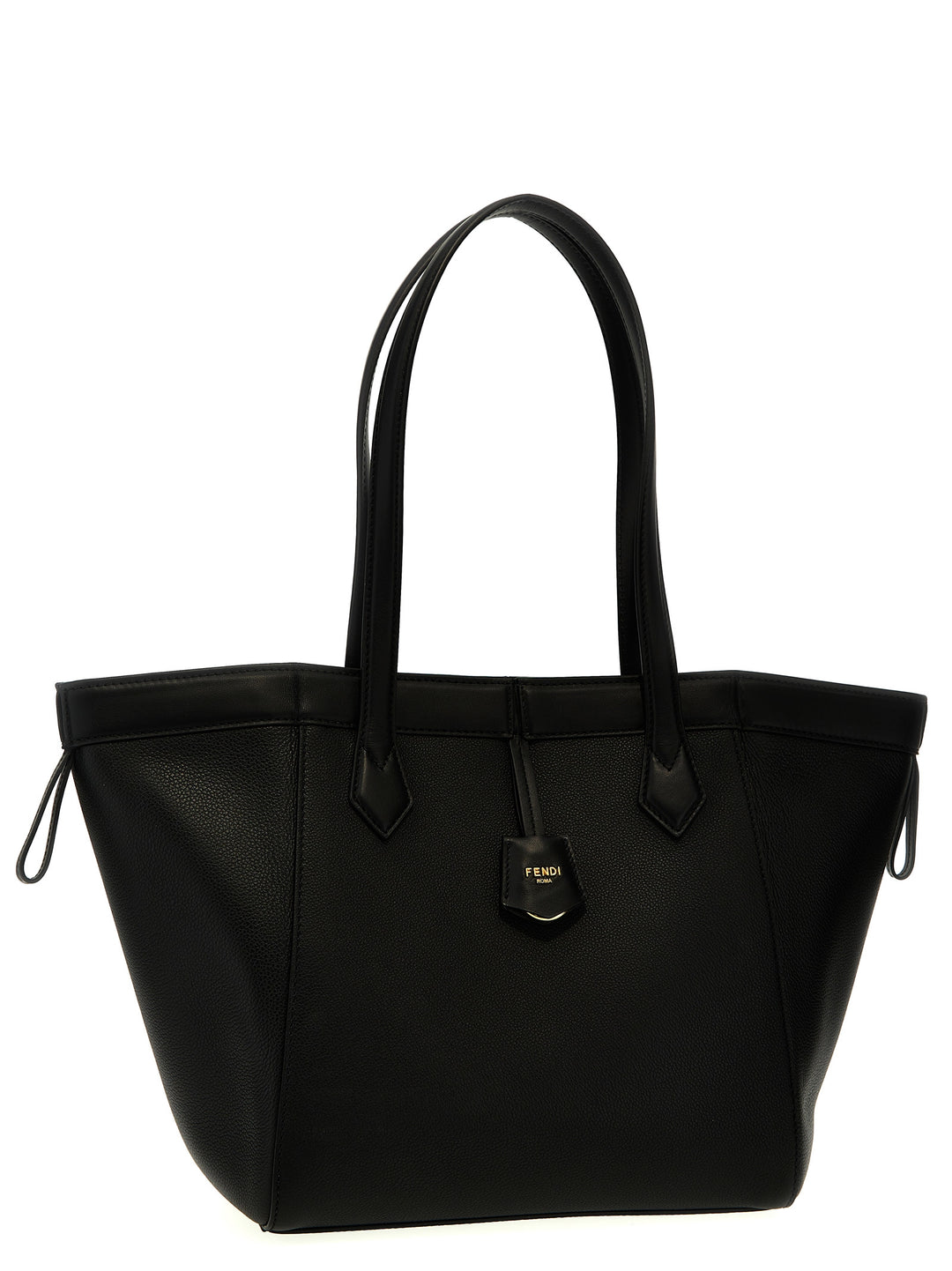 Fendi Fendi Origami Medium Tote Bag - Black | 305f556b82608b231cf7c201c1559d3372425311