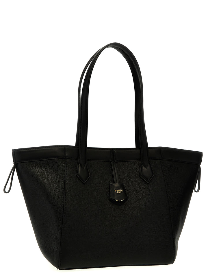 Fendi Fendi Origami Medium Tote Bag - Black | 305f556b82608b231cf7c201c1559d3372425311