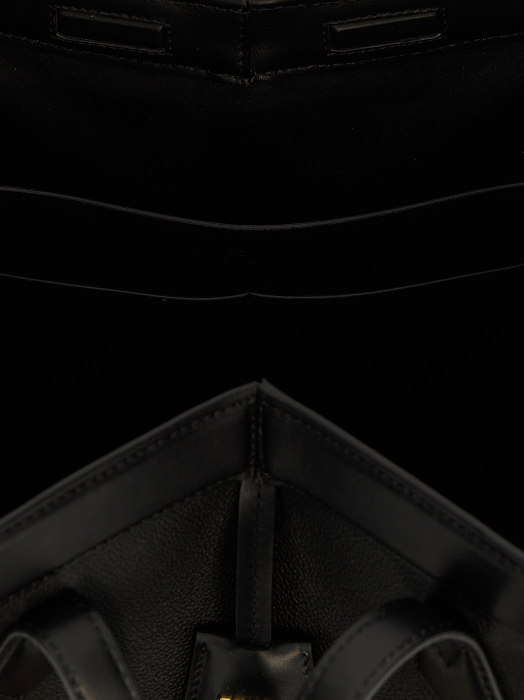 Fendi Fendi Origami Medium Tote Bag - Black | 04d1c00c86d4519d04428539e8b6c9624cafe2c7