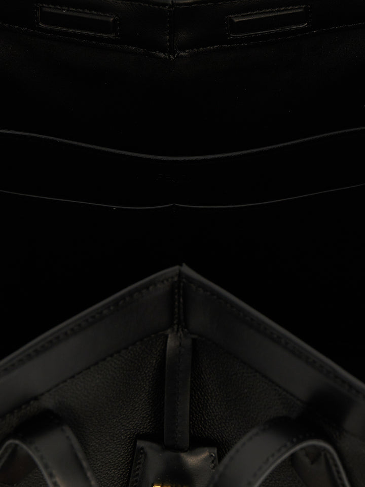 Fendi Fendi Origami Medium Tote Bag - Black | 04d1c00c86d4519d04428539e8b6c9624cafe2c7