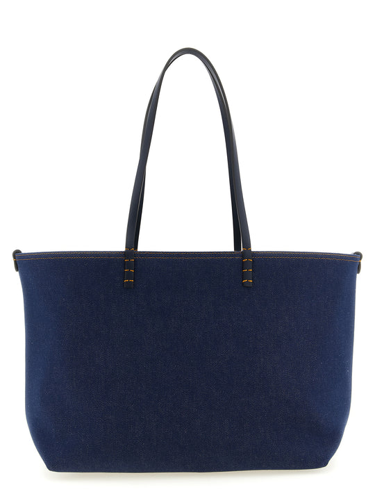 Roll Tote Bag Blue