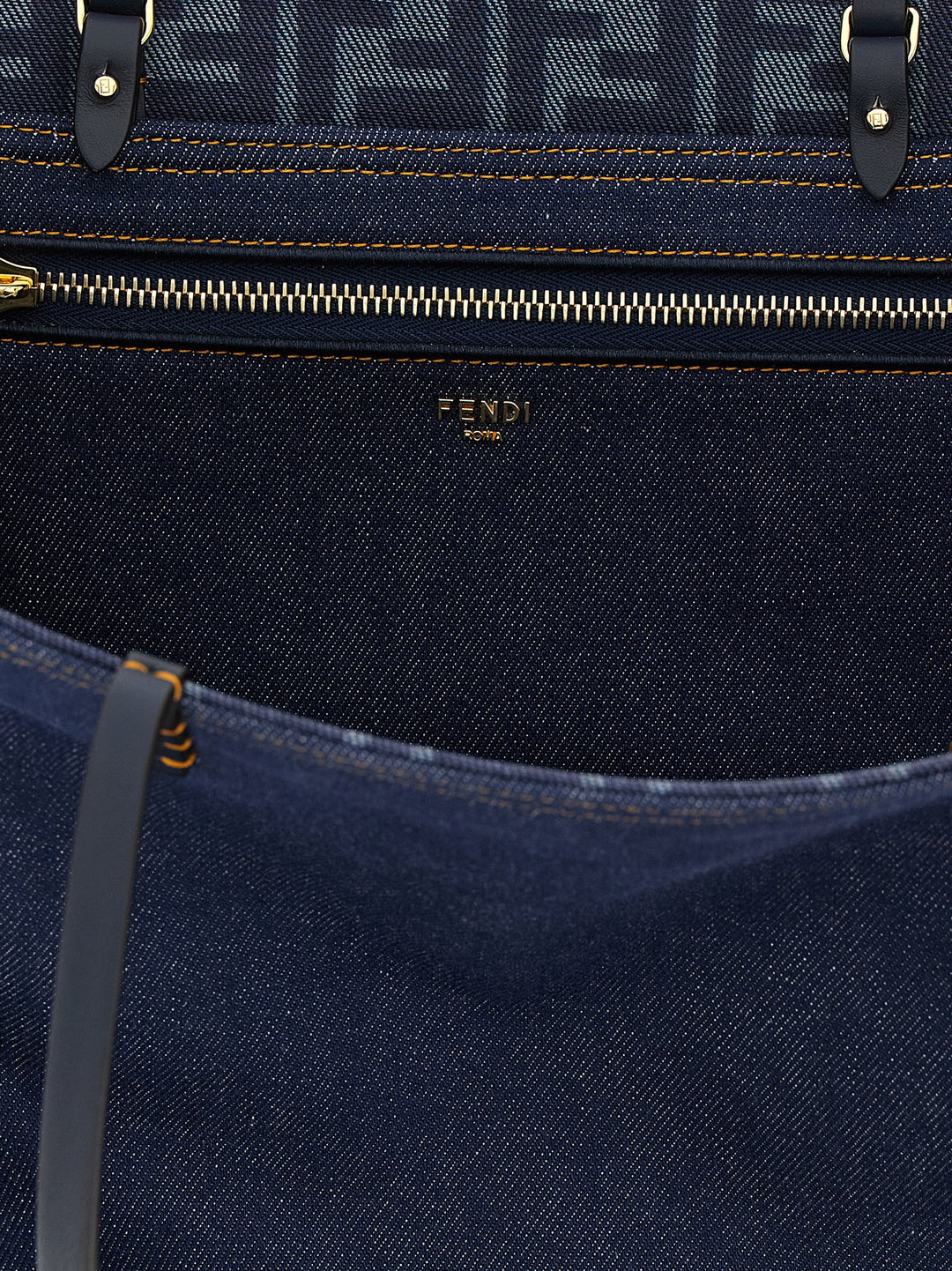 Fendi Roll Tote Bag - Blue | 73fdac7661f6d09606eb1cd49f80c1903328ab4b