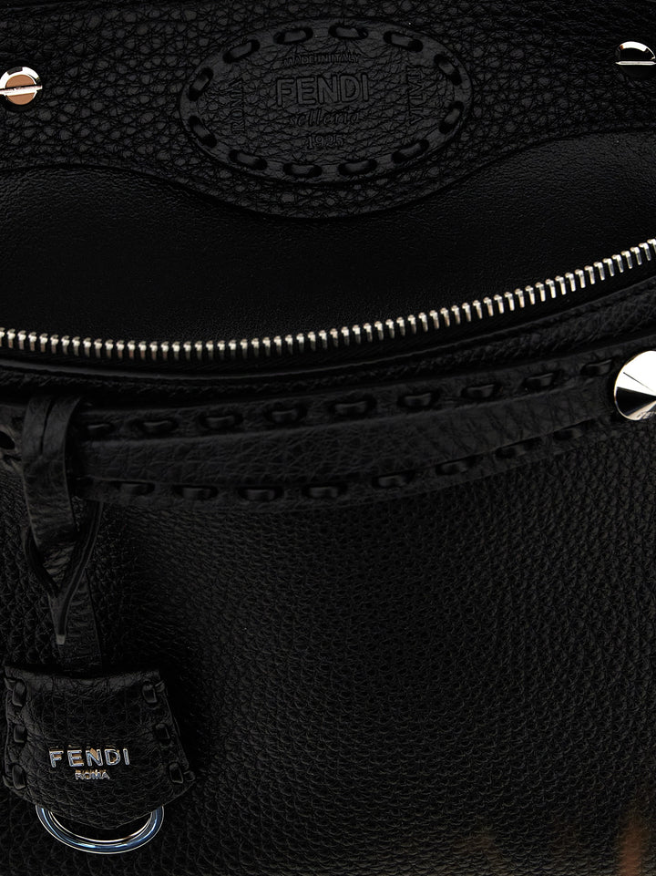 Fendi By The Way Selleria Medium Hand Bags - Black | f7a6895a17bd962210e26580ec1b51bc88e9fe78